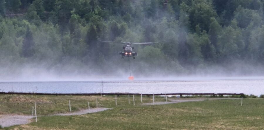 Waldbrand in Ruhpolding